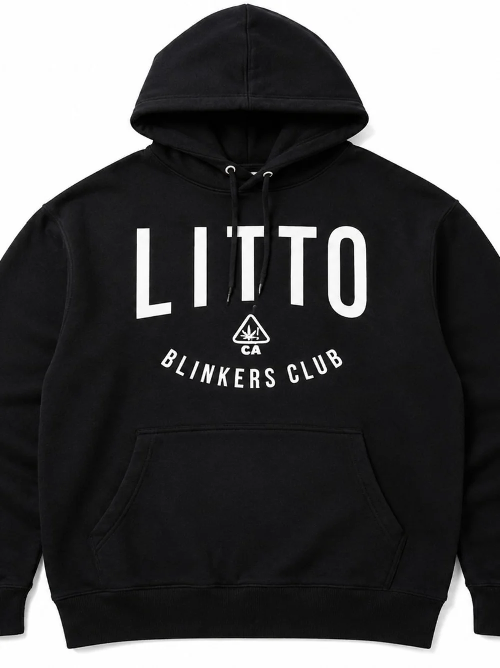 Blinkers Club Black Graphic Hoodie